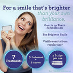 Whitening Strips, 7-Day Treatment (7 Packets - 2 Strips per Pack)- Enamel-Safe Strips for Sensitive Teeth - Non-Slip, Dry Strip