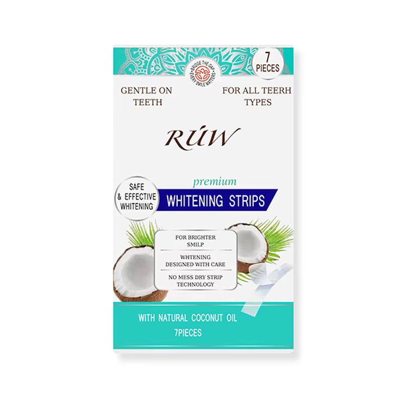 Whitening Strips, 7-Day Treatment (7 Packets - 2 Strips per Pack)- Enamel-Safe Strips for Sensitive Teeth - Non-Slip, Dry Strip